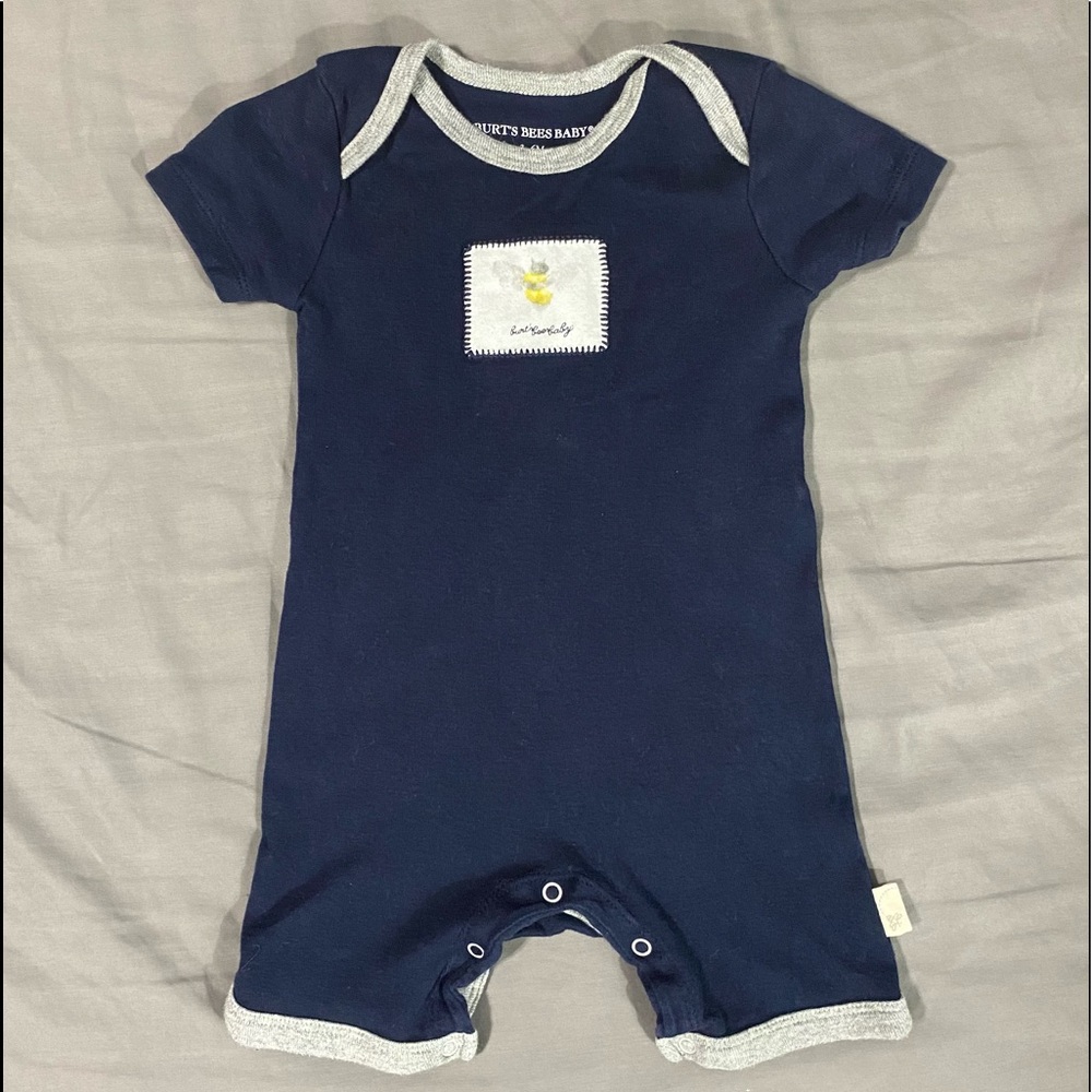 Burt’ Bees baby boy romper
